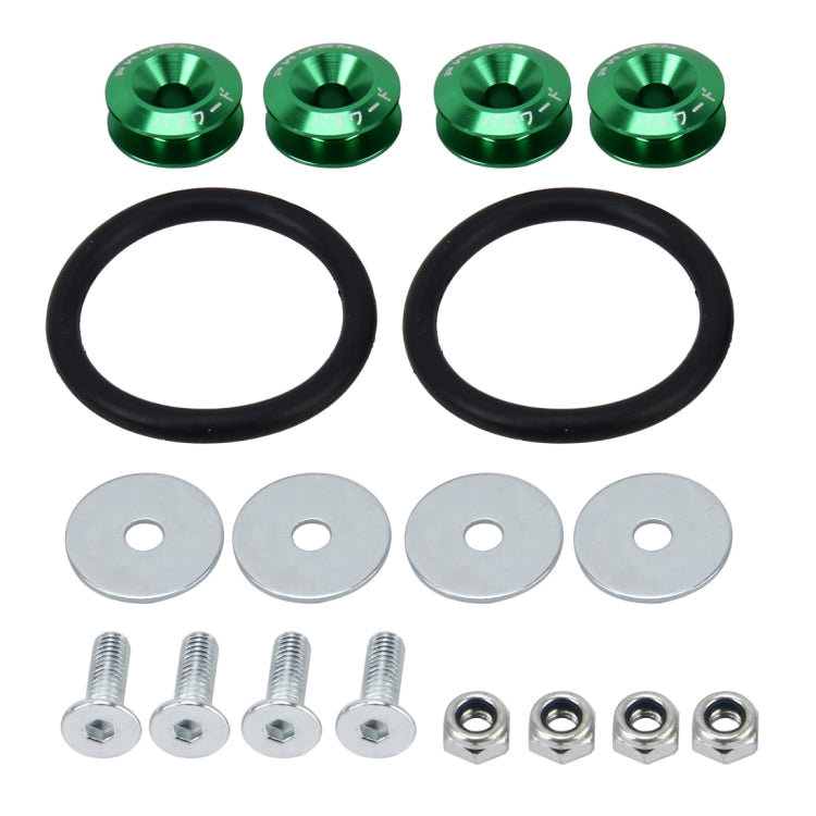 4 PCS Car Modified Screw Gaskets Bodywork Stainless Steel Gasket Bolts, Diameter: 24mm(Green) - Nuts & Bolts by PMC Jewellery | Online Shopping South Africa | PMC Jewellery | Buy Now Pay Later Mobicred