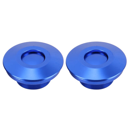 2 PCS Racing Car Cover Lock Aluminum Alloy Car Modification Oil Cap Modified Engine Cover Lock Racing Front Cover Lock(Blue) - Locks & Hasps by PMC Jewellery | Online Shopping South Africa | PMC Jewellery | Buy Now Pay Later Mobicred