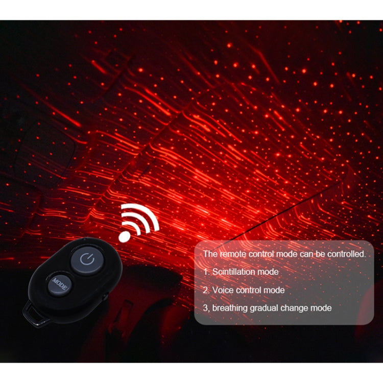5V Roof Ceiling Decoration Red Light Star Night Lights Starry Sky Atmosphere Lamp Projector with Remote Control - Atmosphere lights by PMC TechLife | Online Shopping South Africa | PMC TechLife | Buy Now Pay Later Mobicred
