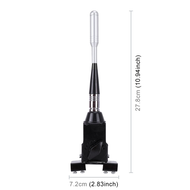 PS-404 Modified Car Antenna Aerial, Size: 27.8cm x 7.2cm (Silver) - Aerials by PMC TechLife | Online Shopping South Africa | PMC TechLife | Buy Now Pay Later Mobicred