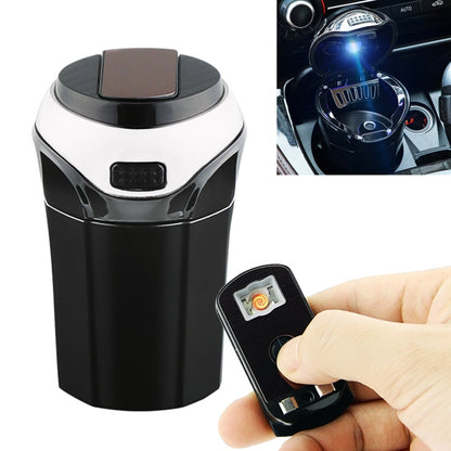 2 in 1 Universal Car Detachable Electronic Cigarette Lighter + Trash Rubbish Bin Ashtray(Silver) - Ashtrays by PMC Jewellery | Online Shopping South Africa | PMC Jewellery | Buy Now Pay Later Mobicred