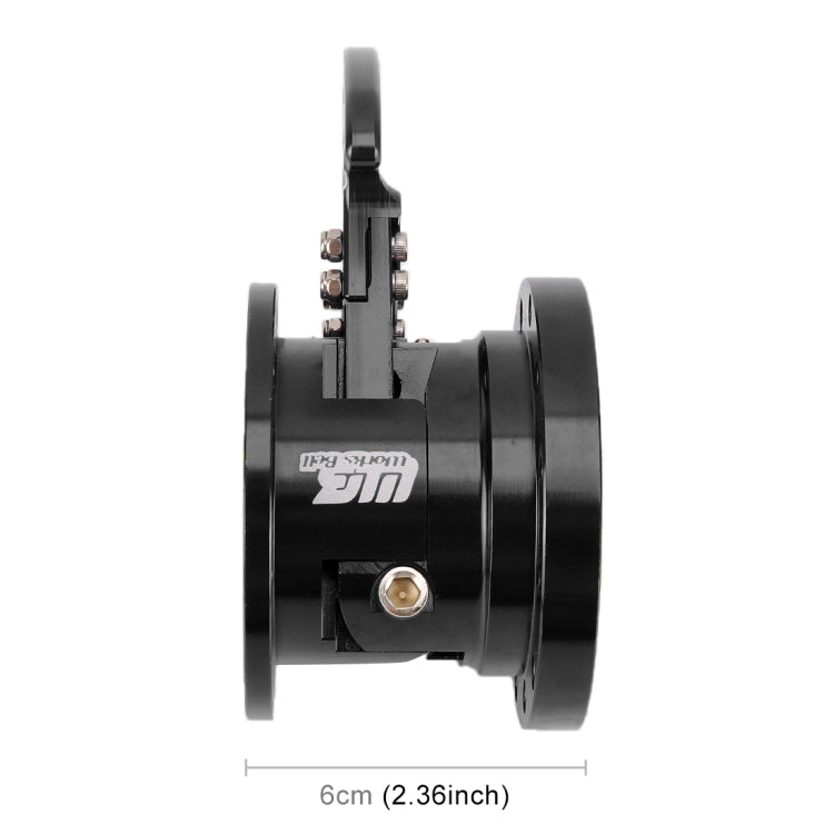 Car Tilt Racing Steering Wheel Quick Release Hub Kit Adapter Body Removable Snap Off Boss Kit(Black) - Other Tools by PMC TechLife | Online Shopping South Africa | PMC TechLife | Buy Now Pay Later Mobicred