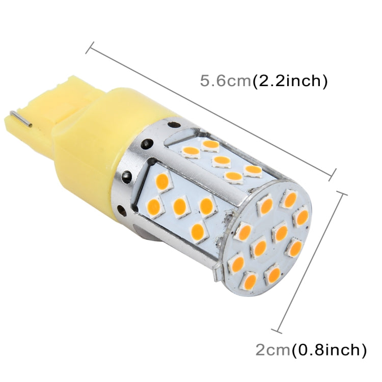 7440 DC 12V 18W Car Auto Turn Light  Backup Light with 35LEDs SMD-3030 Lamps (Yellow Light) - Arrow Turn Lights by PMC Jewellery | Online Shopping South Africa | PMC Jewellery | Buy Now Pay Later Mobicred