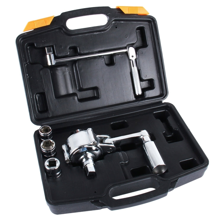 ZLB16 Heavy Duty Lug Nut Labor Saving Tool Torque Multiplier Socket Wrench Set with 3 Sockets - Hand Tool Sets by PMC TechLife | Online Shopping South Africa | PMC TechLife | Buy Now Pay Later Mobicred