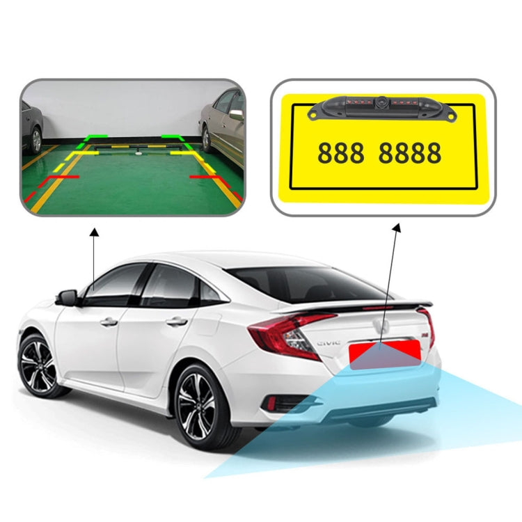 PZ423 America Car License Plate Frame 120 Degree Rear View Camera - free shipping - PMC TechLife - Order now!