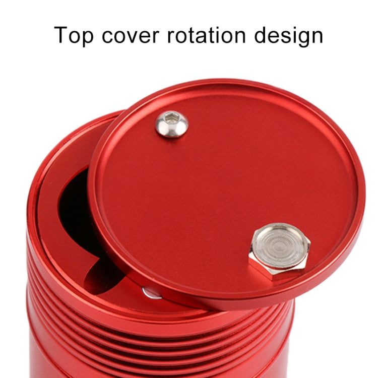 Universal Portable Car Metal Trash Rubbish Bin Ashtray(Red) - Ashtrays by PMC Jewellery | Online Shopping South Africa | PMC Jewellery | Buy Now Pay Later Mobicred