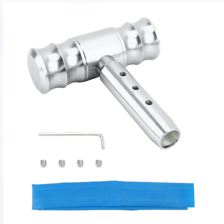 Universal Car Thread T-shaped Gear Head Gear Shift Knob(Silver) - Shift Knob by PMC TechLife | Online Shopping South Africa | PMC TechLife | Buy Now Pay Later Mobicred