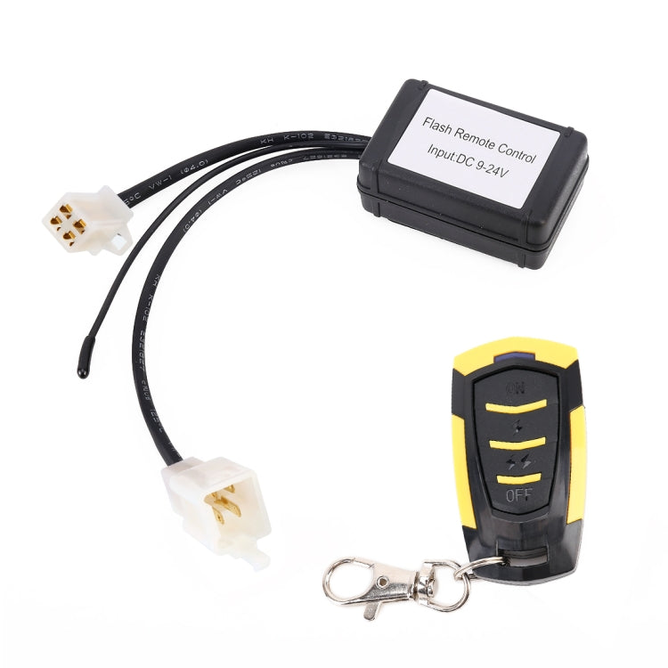 Universal Car 4 PIN DC 9-24V LED Light Strobe Flash Remote Control - Car Light Accessories by PMC Jewellery | Online Shopping South Africa | PMC Jewellery | Buy Now Pay Later Mobicred