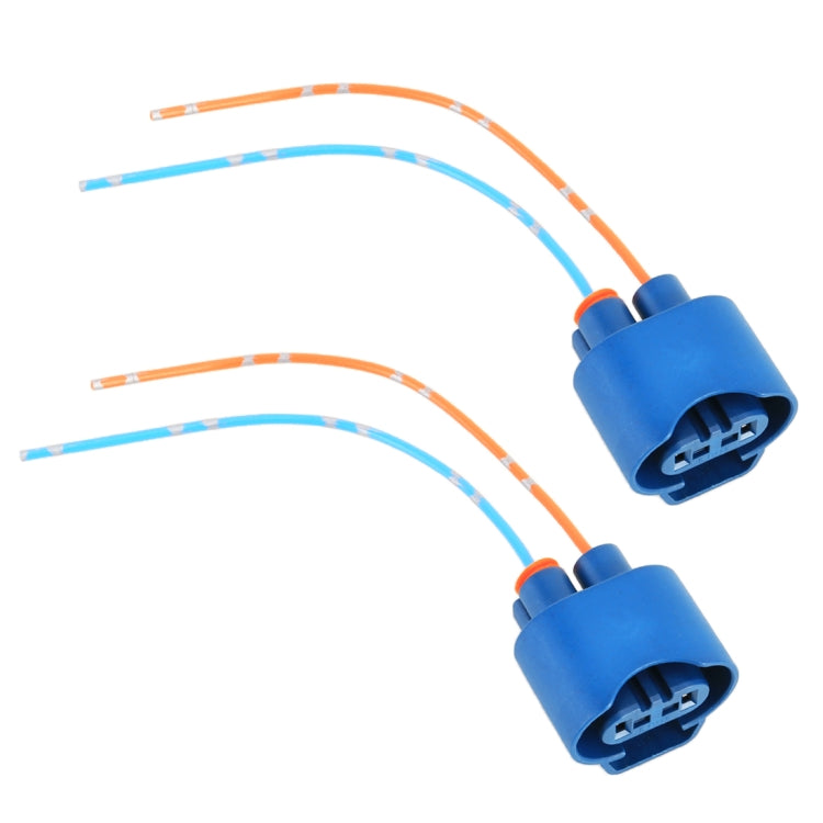 2 PCS Car 9005 Bulb Holder Base Female Socket with Wire - Wires by PMC TechLife | Online Shopping South Africa | PMC TechLife | Buy Now Pay Later Mobicred