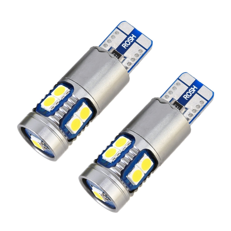 2 PCS T10 / W5W / 168 / 194 DC12V 2.2W 6000K 180LM 9LEDs SMD-3030 Car Clearance Light, with Decoder - Clearance Lights by PMC Jewellery | Online Shopping South Africa | PMC Jewellery | Buy Now Pay Later Mobicred