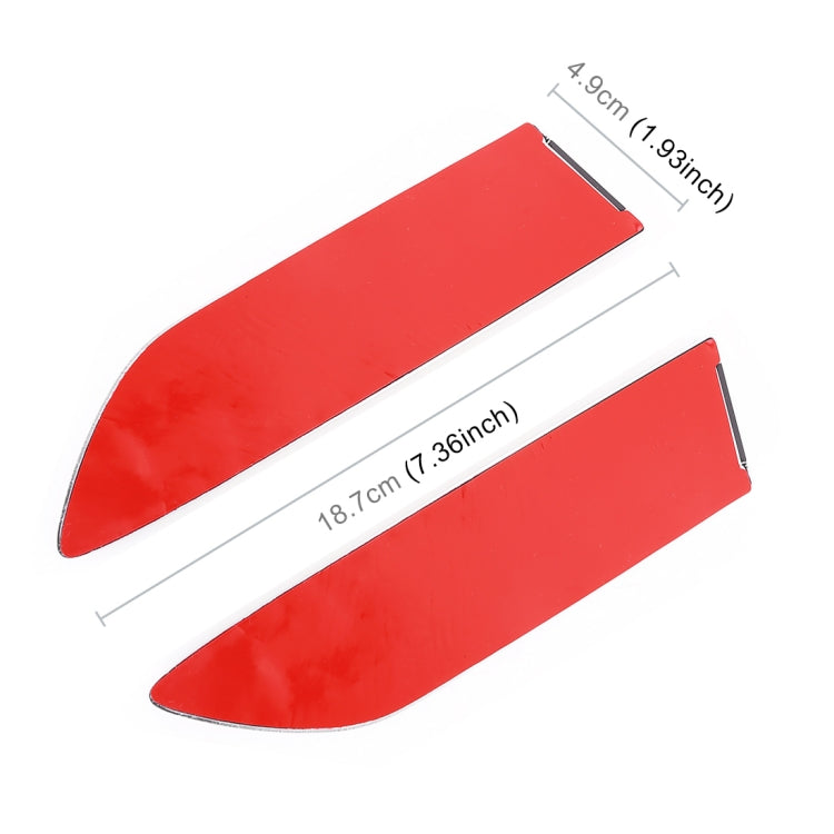 2 PCS Car Side Air Intake Flow Vent Fender Decorative Stickers Cover - Decorative Sticker by PMC TechLife | Online Shopping South Africa | PMC TechLife | Buy Now Pay Later Mobicred
