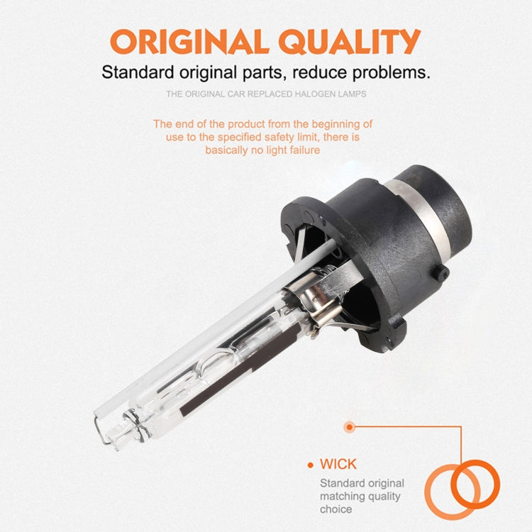 2 PCS D4R 35W 3800 LM 8000K HID Bulbs Xenon Lights Lamps, DC 12V(White Light) - Xenon Lights by PMC TechLife | Online Shopping South Africa | PMC TechLife | Buy Now Pay Later Mobicred