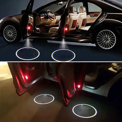 2 PCS LED Car Door Welcome Logo Car Brand Shadow Light Laser Projector Lamp for Renault(Silver) - Door Lights by PMC Jewellery | Online Shopping South Africa | PMC Jewellery | Buy Now Pay Later Mobicred