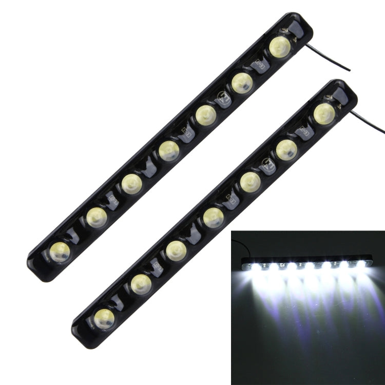 2 PCS 7W 210 LM 6000K DRL Daytime Running Light with 7 SMD-5050 Lamps, DC 12V(White Light) - Running Lights by PMC Jewellery | Online Shopping South Africa | PMC Jewellery | Buy Now Pay Later Mobicred