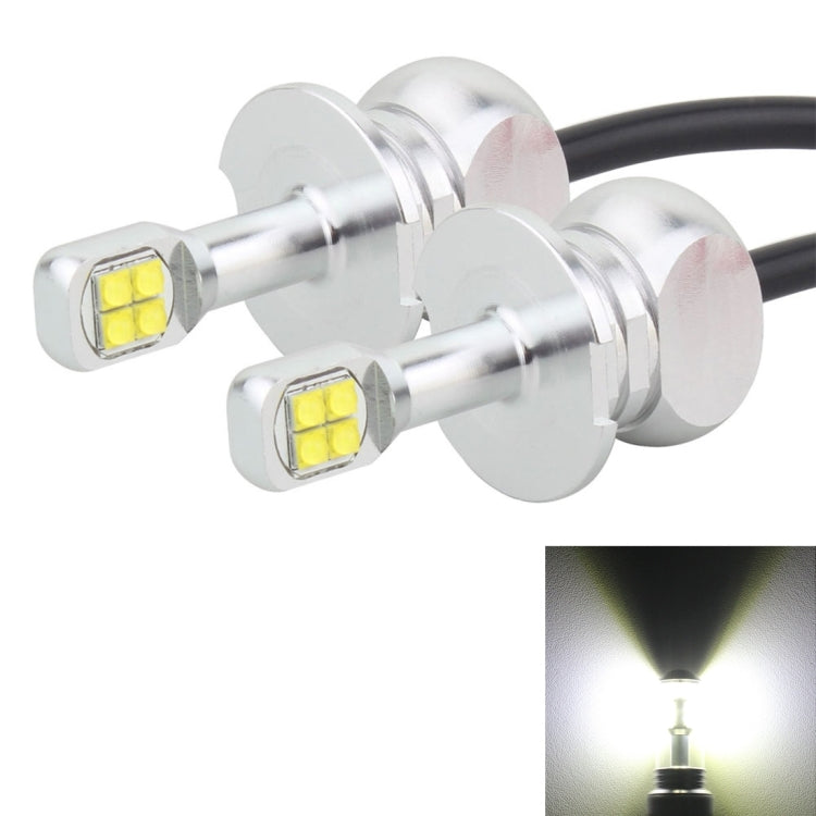 2 PCS  H3 40W 800 LM 6000K 8 CREE LEDs Car Fog Lights, DC 12V(White Light) - Fog / Driving Lights by PMC Jewellery | Online Shopping South Africa | PMC Jewellery | Buy Now Pay Later Mobicred