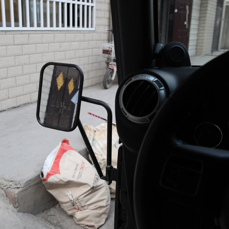 2 PCS Car Door Off Side View Mirror Rectangular Reversing Mirrors for Jeep Wrangler JK 2007-2017 - Convex Mirror & Accessories by PMC TechLife | Online Shopping South Africa | PMC TechLife | Buy Now Pay Later Mobicred