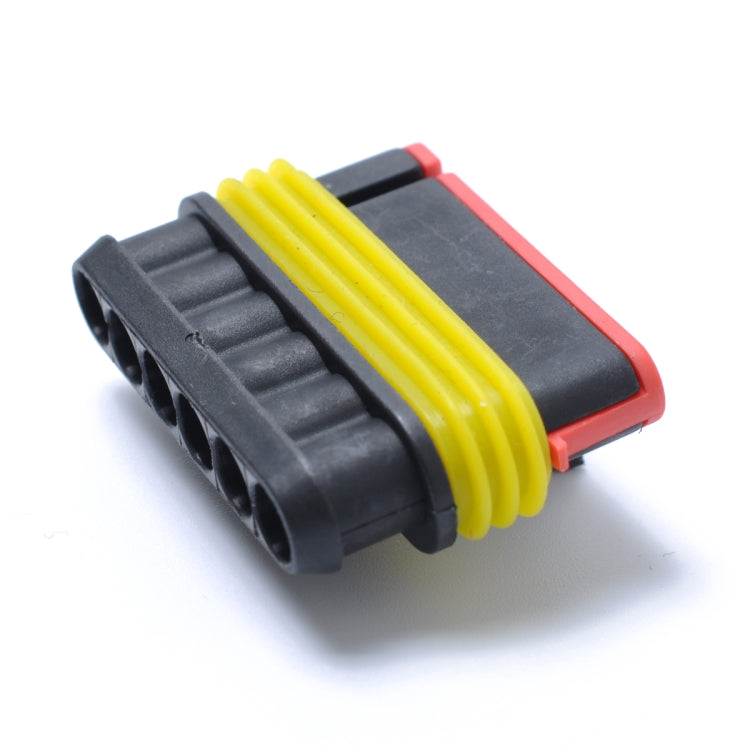 10 Sets 6 Pins Way Sealed Waterproof Electrical Wire Connector Plug Terminal Car Auto Set - Booster Cable & Clip by PMC TechLife | Online Shopping South Africa | PMC TechLife | Buy Now Pay Later Mobicred