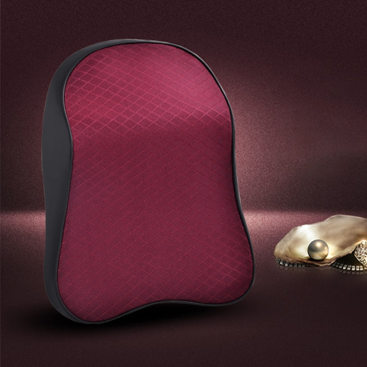 Four Seasons Breathable Memory Foam Car Neck Pillow Polyester Headrest (Red) - Seat Accessories by PMC TechLife | Online Shopping South Africa | PMC TechLife | Buy Now Pay Later Mobicred