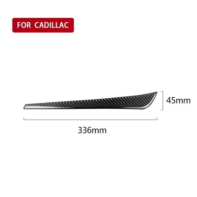 Car Carbon Fiber Middle Air Outlet Decorative Sticker for Cadillac XT5 2016-2017, Left Drive - Car Interior Mouldings by PMC Jewellery | Online Shopping South Africa | PMC Jewellery | Buy Now Pay Later Mobicred