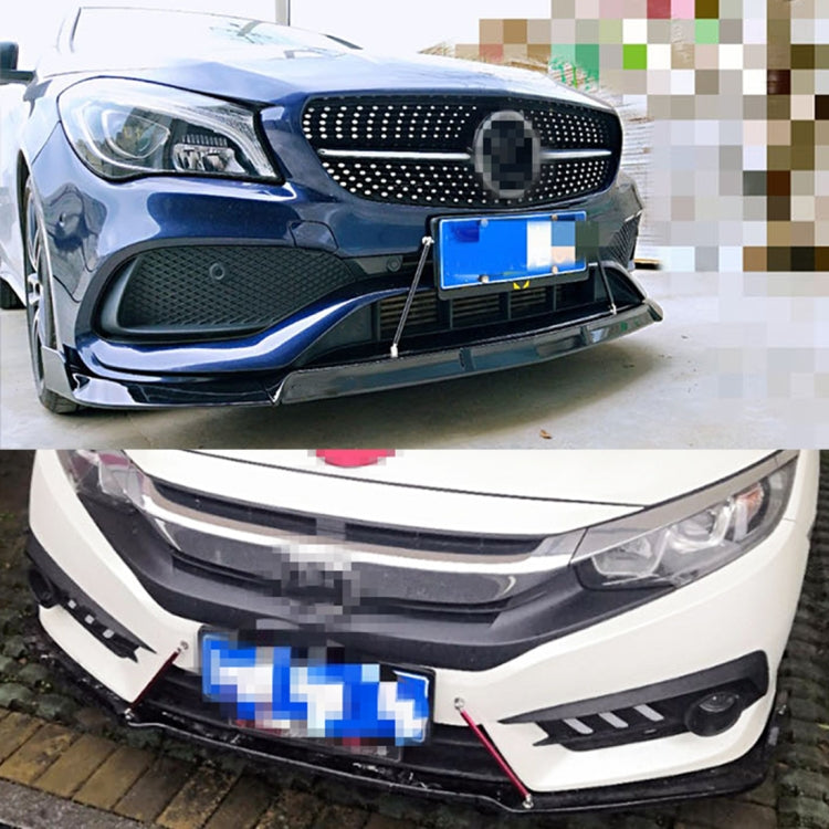 2 PCS Car Modification Adhesive Surrounded Rod Lever Front and Rear Bars Fixed Front Lip Back Shovel, Length: 15cm(Silver) - Trunk & Bumper Accessories by PMC TechLife | Online Shopping South Africa | PMC TechLife | Buy Now Pay Later Mobicred
