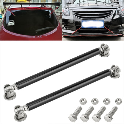 2 PCS Car Modification Adhesive Surrounded Rod Lever Front and Rear Bars Fixed Front Lip Back Shovel, Length: 20cm(Black) - Trunk & Bumper Accessories by PMC Jewellery | Online Shopping South Africa | PMC Jewellery | Buy Now Pay Later Mobicred