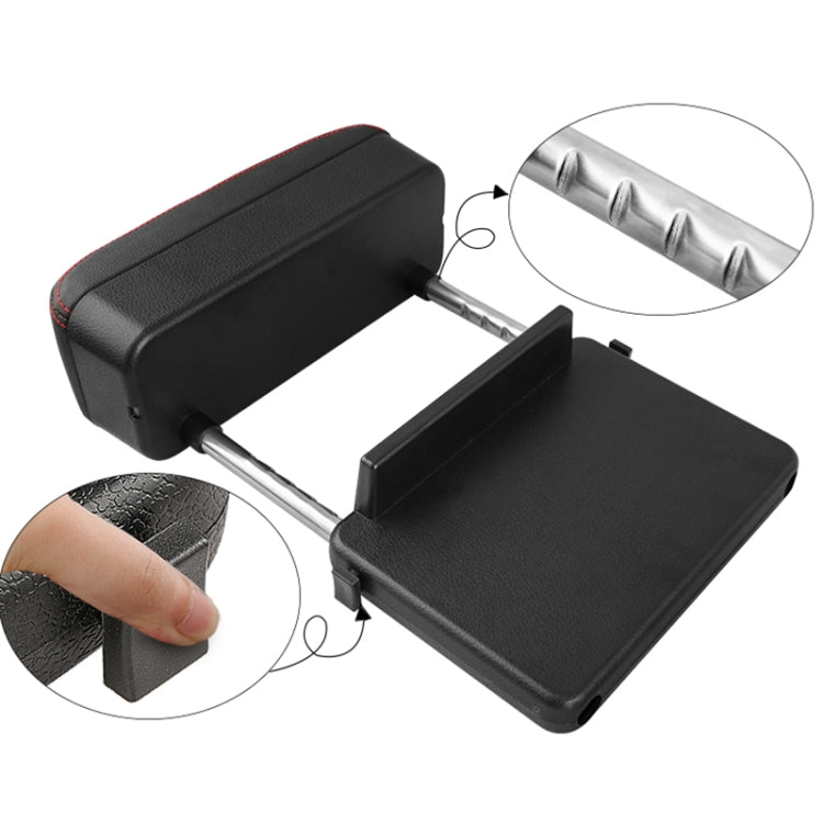 Universal Car PU Leather Wrapped Armrest Box Cushion Car Armrest Box Mat with Storage Box (Beige) - Stowing Tidying by PMC TechLife | Online Shopping South Africa | PMC TechLife | Buy Now Pay Later Mobicred