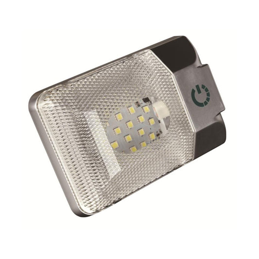 D4376S DC11-18V 3.6W 6000-6500K IP50 24LEDs SMD-5050 Marine RV Dimmable LED Dome Light Ceiling Lamp, with Touch Control - Marine Accessories & Parts by PMC Jewellery | Online Shopping South Africa | PMC Jewellery | Buy Now Pay Later Mobicred