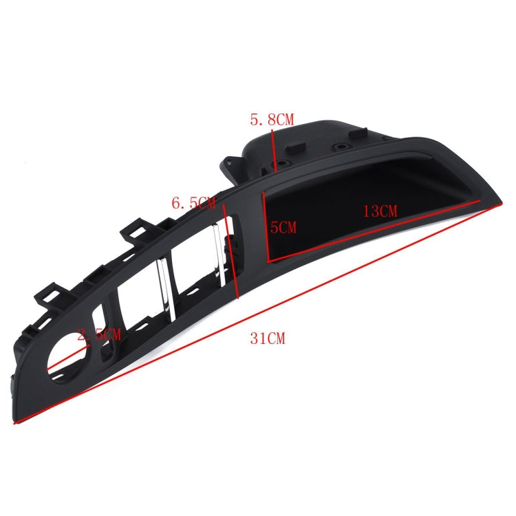 Door Left Front Handle Window Switch Panel 51417225875 for BMW 5 Series(Black) - Door Handles by PMC TechLife | Online Shopping South Africa | PMC TechLife | Buy Now Pay Later Mobicred