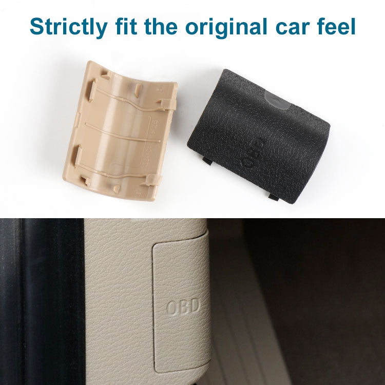 Car Diagnostic Plug Cover OBD Panel Decorative Cover 51437147538 for BMW E84 2009-2015(Beige) - Car Interior Mouldings by PMC TechLife | Online Shopping South Africa | PMC TechLife | Buy Now Pay Later Mobicred