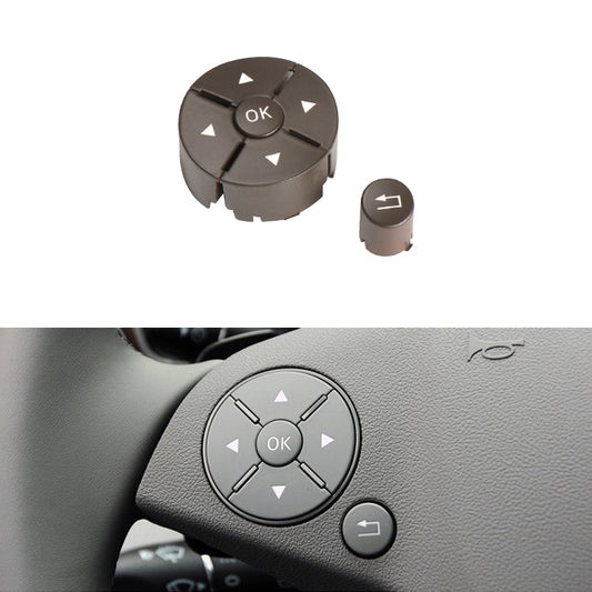 Car Left Side Steering Wheel Switch Buttons Panel for Mercedes-Benz W204 2007-2014, Left Driving(Brown) - Car Switches by PMC Jewellery | Online Shopping South Africa | PMC Jewellery