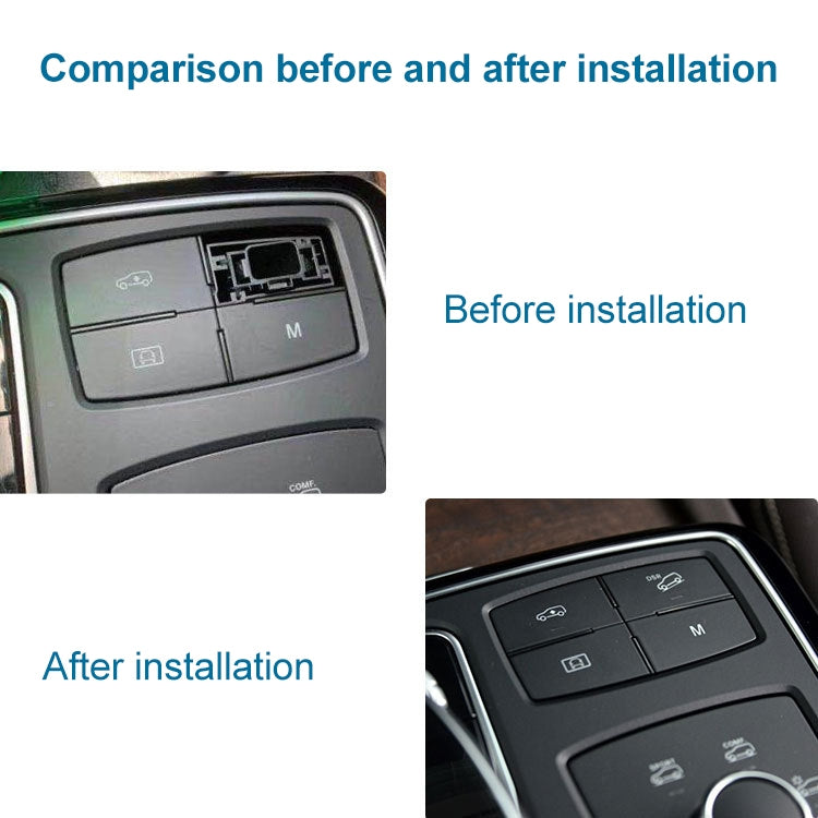 Car Model A3 Downhill Auxiliary Switch Shift Button for Mercedes-Benz GL GLE Class W166, Left Driving - Car Switches by PMC TechLife | Online Shopping South Africa | PMC TechLife | Buy Now Pay Later Mobicred