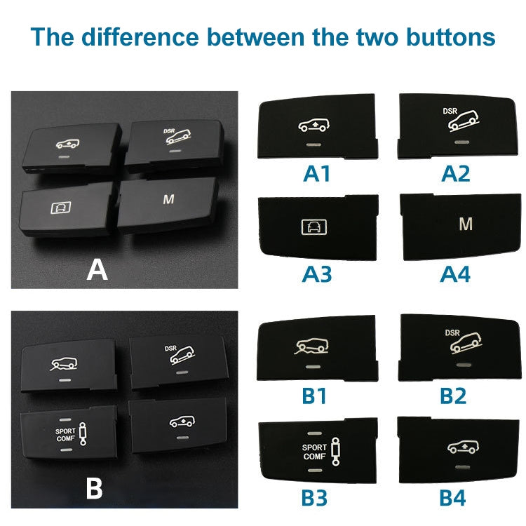 Car Model B1 Downhill Auxiliary Switch Shift Button for Mercedes-Benz GL GLE Class W166, Left Driving - Car Switches by PMC TechLife | Online Shopping South Africa | PMC TechLife | Buy Now Pay Later Mobicred