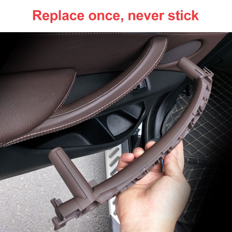 Car Right Side Inside Doors Handle Pull Trim Cover for BMW X5 / X6, Left Driving (Dark Coffee) - Door Handles by PMC TechLife | Online Shopping South Africa | PMC TechLife | Buy Now Pay Later Mobicred