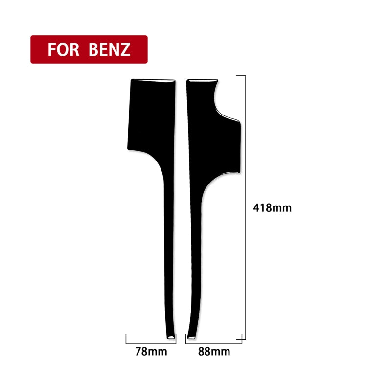 For Mercedes-Benz E-Class W210 1996-2002 Car Center Console Side Decorative Sticker, Right Drive - Car Interior Mouldings by PMC TechLife | Online Shopping South Africa | PMC TechLife | Buy Now Pay Later Mobicred