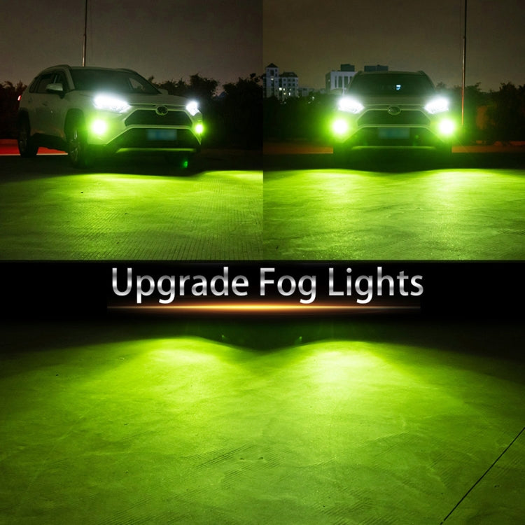 1 Pair PX15D DC12V 7.8W Car LED Fog Light (Lime Green) - Fog / Driving Lights by PMC Jewellery | Online Shopping South Africa | PMC Jewellery | Buy Now Pay Later Mobicred