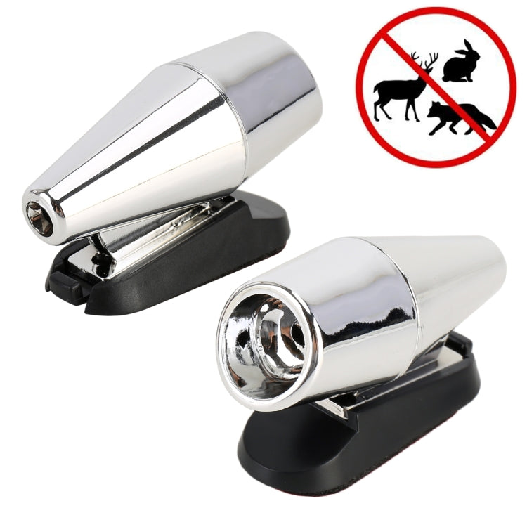 Car ABS Deer Alert Sound Alarm Ultrasonic Wind Power Animal Repeller(Black Silver) - Others by PMC TechLife | Online Shopping South Africa | PMC TechLife | Buy Now Pay Later Mobicred