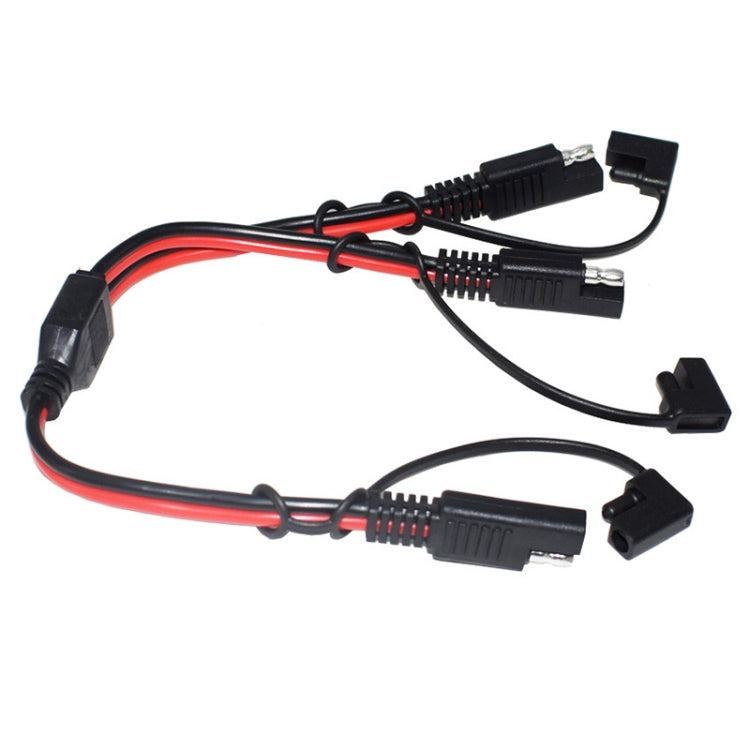 SAE One to Two Connection Extension Cable Car Power Cord - DIY Cables by PMC TechLife | Online Shopping South Africa | PMC TechLife | Buy Now Pay Later Mobicred