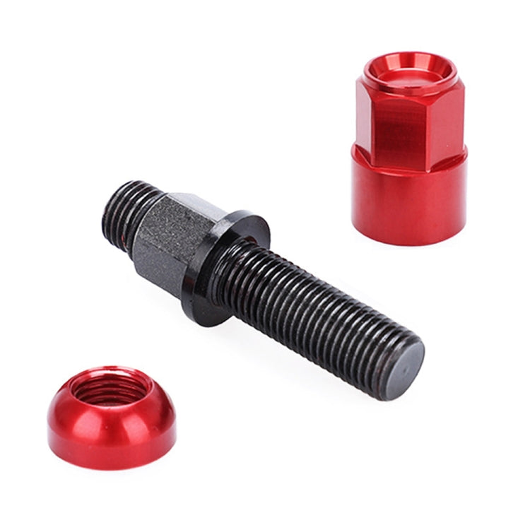 XH-AN005 Car Universal Modified Wheel M12 Reinforced Bolt 7075-T6 Forged Aluminum Alloy Reinforced Screw (Black) - Tire Valve Caps by PMC Jewellery | Online Shopping South Africa | PMC Jewellery | Buy Now Pay Later Mobicred