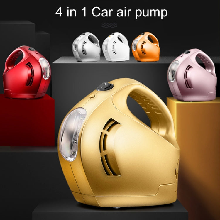DC 12V 100W Four In One Portable  Car Tire Pump Inflatable Pump(Red) - Inflatable Pump by PMC TechLife | Online Shopping South Africa | PMC TechLife