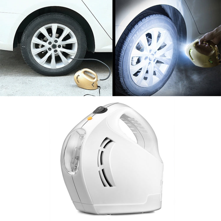 DC 12V 100W Four In One Portable  Car Tire Pump Inflatable Pump(White) - Inflatable Pump by PMC Jewellery | Online Shopping South Africa | PMC Jewellery