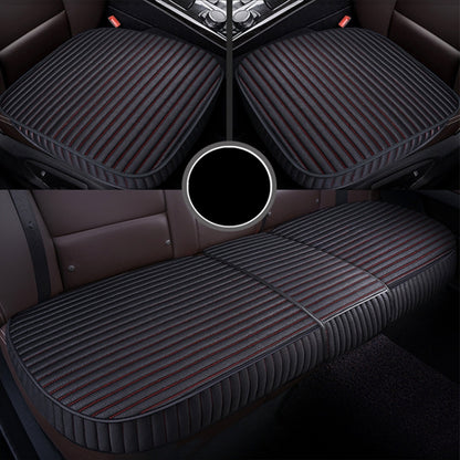 3 in 1 Car Seat Cushion Free Binding All Inclusive Seat Mat Set (Black) - Seat Accessories by PMC Jewellery | Online Shopping South Africa | PMC Jewellery | Buy Now Pay Later Mobicred