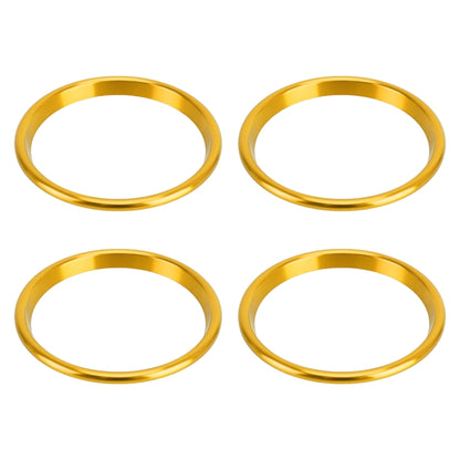 4 PCS Car Metal Air Outlet Decorative Outside Ring for Audi A3 / S3 / Q2L (Gold) - Decoration Rings by PMC Jewellery | Online Shopping South Africa | PMC Jewellery | Buy Now Pay Later Mobicred