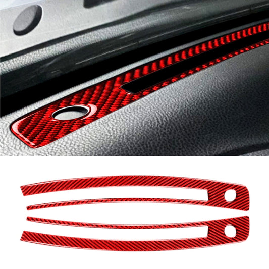 Car Carbon Fiber Central Control Instrument Air Outlet Decorative Sticker for Subaru BRZ / Toyota 86 2013-2020, Left and Right Drive Universal (Red) - Car Interior Mouldings by PMC Jewellery | Online Shopping South Africa | PMC Jewellery | Buy Now Pay Later Mobicred