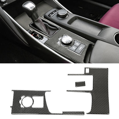 Car Carbon Fiber Gear Position Panel Decorative Sticker for Lexus IS250 2013-, Left Drive B Style - Car Interior Mouldings by PMC Jewellery | Online Shopping South Africa | PMC Jewellery | Buy Now Pay Later Mobicred