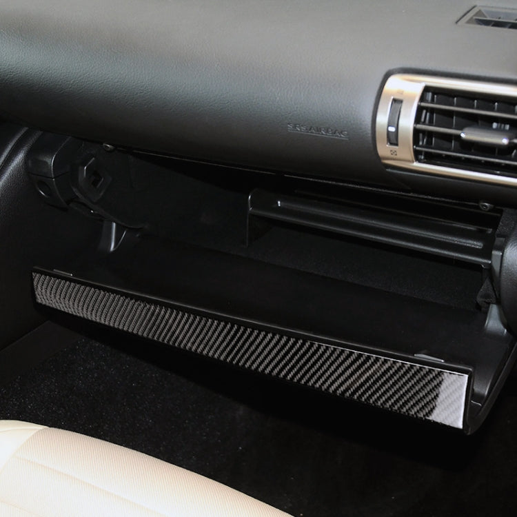 Car Carbon Fiber Storage Box Decorative Strip for Lexus IS250 2013-, Left Drive - Car Interior Mouldings by PMC TechLife | Online Shopping South Africa | PMC TechLife | Buy Now Pay Later Mobicred
