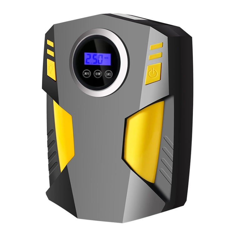 Car 12V Portable Inflatable Cylinder Pedal Digital Display Air Pump with Light & Tool Box - Inflatable Pump by PMC TechLife | Online Shopping South Africa | PMC TechLife