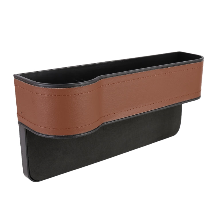 2 PCS Car Multi-functional Principal And Deputy Driver Seat Console Leather Box (Brown) - Stowing Tidying by PMC TechLife | Online Shopping South Africa | PMC TechLife | Buy Now Pay Later Mobicred