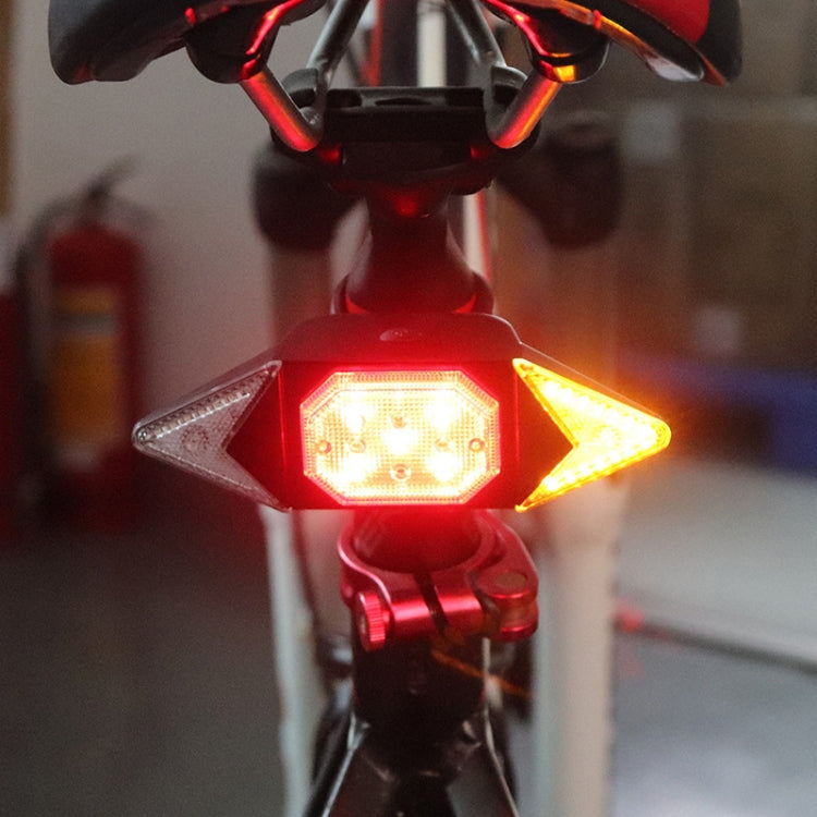 USB Rechargeable Bicycle Turn Light Wireless Remote Control Bike Tail Light - Taillights by PMC TechLife | Online Shopping South Africa | PMC TechLife | Buy Now Pay Later Mobicred