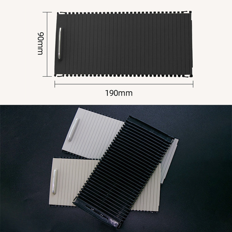 Car Water Cup Holder Roller Blind Zipper Storage Box Trim for Mercedes-Benz W204 / W212 2008-2015 (Beige) - Car Drink Holders by PMC TechLife | Online Shopping South Africa | PMC TechLife | Buy Now Pay Later Mobicred