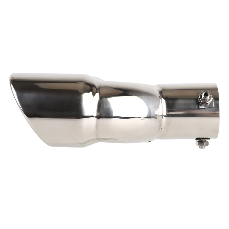Universal Car Styling Stainless Steel Straight Exhaust Tail Muffler Tip Pipe, Inside Diameter: 6cm(Silver) - Exhaust Pipes by PMC TechLife | Online Shopping South Africa | PMC TechLife | Buy Now Pay Later Mobicred
